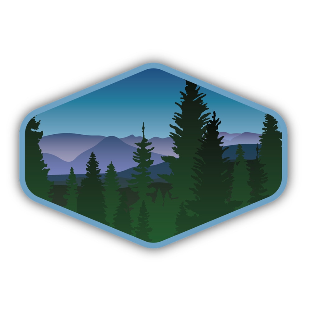 Stickers Northwest, Stickers, Art & School, 3", Evergreen Scene, 521386